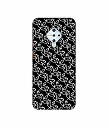 Amazon Brand - Solimo Designer White Pattern 3D Printed Hard Back Case Mobile Cover for Vivo S1 Pro