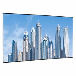 AmazonBasics Edge Free Projector Screen 120-Inch 16: 9, 4K