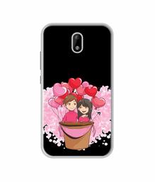 Amazon Brand - Solimo Designer Boy and Girl UV Printed Soft Back Case Mobile Cover for Itel A23