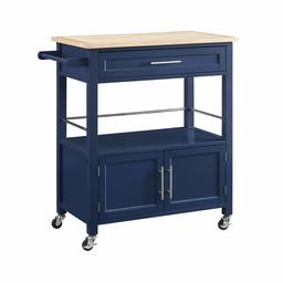 Ravenna Home 2-Drawer Kitchen Cart, 36.5