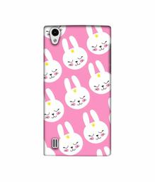 Amazon Brand - Solimo Designer Rabbit Pattern 3D Printed Hard Back Case Mobile Cover for VIVO Y15