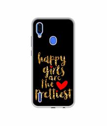 Amazon Brand - Solimo Designer Happy Girls are The Prettiest UV Printed Soft Back Case Mobile Cover for Lava Z93