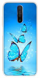 Amazon Brand - Solimo Designer Multicolor Butterfly Star Design Printed Soft Back Case Mobile Cover for Poco X2 / Xiaomi Redmi K30