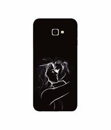 Amazon Brand - Solimo Designer Kissing Couple 3D Printed Hard Back Case Mobile Cover for Samsung Galaxy J4 Plus