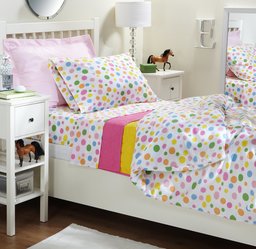 Pinzon Kids Printed Multi Dots Full/Queen Duvet Cover