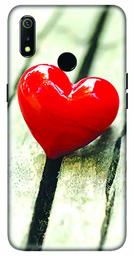 Amazon Brand - Solimo Designer Heart Design 3D Printed Hard Back Case Mobile Cover for Realme 3 / Realme 3i