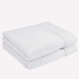 AmazonBasics Luxury Performance Bath Towel - 2-Pack