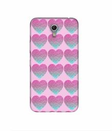 Amazon Brand - Solimo Designer Sparkle Heart Texture 3D Printed Hard Back Case Mobile Cover for Lenovo ZUK Z1