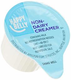 Amazon Brand - Happy Belly Coffee Creamer, Original, liquid creamer singles, Pack of 384