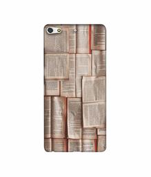 Amazon Brand - Solimo Designer Books Texture 3D Printed Hard Back Case Mobile Cover for Gionee Elife S7