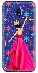 Amazon Brand - Solimo Designer Girl Design 3D Printed Hard Back Case Mobile Cover for Xiaomi Redmi 8A