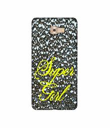 Amazon Brand - Solimo Designer Super Girl On Foil 3D Printed Hard Back Case Mobile Cover for Samsung Galaxy C9 Pro