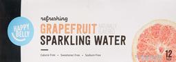 Happy Belly Sparkling Water Grapefruit 12ct