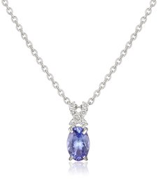 [An AJC Collection] an AJC Collection 1 December Birthstone Tanzanite K White Gold Necklace 0451 – 8439 – 0011 – 0000 