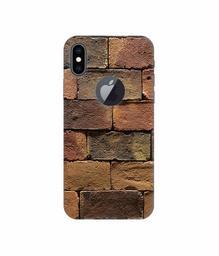 Amazon Brand - Solimo Designer Burn Bricks 3D Printed Hard Back Case Mobile Cover for Apple iPhone Xs Max (Logo Cut)