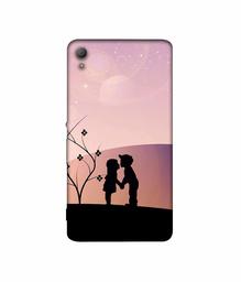 Amazon Brand - Solimo Designer Kiss-ing Couple 3D Printed Hard Back Case Mobile Cover for Sony Xperia Z3 Plus / Z4