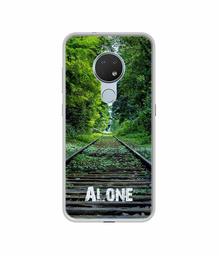 Amazon Brand - Solimo Designer Alone UV Printed Soft Back Case Mobile Cover for Nokia 6.2