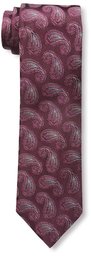 Franklin Tailored Men's Pine Pattern Tie, Red