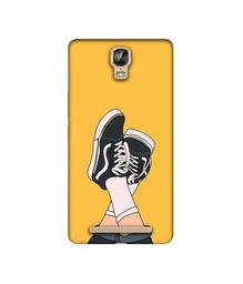 Amazon Brand - Solimo Designer Boy Shoes Pattern 3D Printed Hard Back Case Mobile Cover for Gionee Marathon M5 Plus