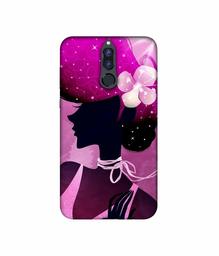 Amazon Brand - Solimo Designer Lady Vectors 3D Printed Hard Back Case Mobile Cover for Huawei Honor 9i