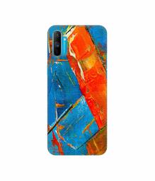 Amazon Brand - Solimo Designer Sky Blue and Orange Canvas 3D Printed Hard Back Case Mobile Cover for Realme C3