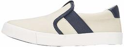 RED WAGON Twin Elastic Skate, Boys’ Low-Top Plimsoll Beige (Sand) 4 UK (37 EU)