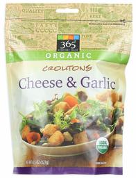 365 Everyday Value, Organic Croutons, Cheese & Garlic, 4.5 oz