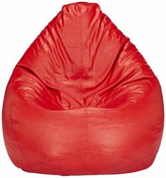 Amazon Brand - Solimo XXL Bean Bag Cover Without Beans (Red)