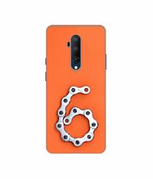 Amazon Brand - Solimo Designer Number Six 3D Printed Hard Back Case Mobile Cover for OnePlus 7T Pro