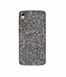 Amazon Brand - Solimo Designer Marble Pices 3D Printed Hard Back Case Mobile Cover for HTC Desire 828 Dual