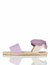 find. Women's Tie Up Flat Espadrille, Pink (Lilac), 8 UK