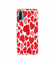 Amazon Brand - Solimo Designer Heart Pattern 3D Printed Hard Back Case Mobile Cover for Realme C3