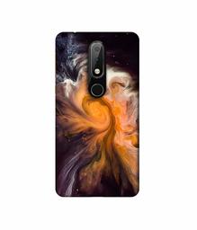 Amazon Brand - Solimo Designer Galaxy 3D Printed Hard Back Case Mobile Cover for Nokia 6.1 Plus