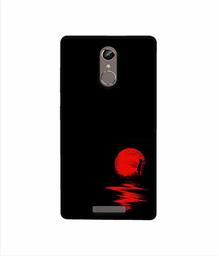 Amazon Brand - Solimo Designer Red Moon 3D Printed Hard Back Case Mobile Cover for Gionee S6s