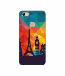 Amazon Brand - Solimo Designer Colored Paris 3D Printed Hard Back Case Mobile Cover for Vivo Y81