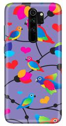 Amazon Brand - Solimo Designer Birds Patterns Design 3D Printed Hard Back Case Mobile Cover for Xiaomi Redmi Note 8 Pro