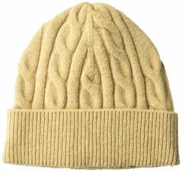 Amazon Essentials Men's Standard Cable Knit Hat, Camel, One Size