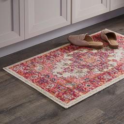 Amazon Brand – Rivet Old World Vintage Persian Area Rug, 1' 10