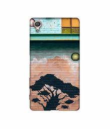 Amazon Brand - Solimo Designer Tree Painting 3D Printed Hard Back Case Mobile Cover for Sony Xperia X