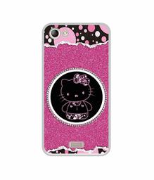 Amazon Brand - Solimo Designer Kitty with Glitter UV Printed Soft Back Case Mobile Cover for Lyf Water 11