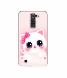 Amazon Brand - Solimo Designer Babby Kitty 3D Printed Hard Back Case Mobile Cover for LG K7