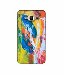 Amazon Brand - Solimo Designer Multicolor Paint On Wall 3D Printed Hard Back Case Mobile Cover for Samsung Galaxy J2 Prime