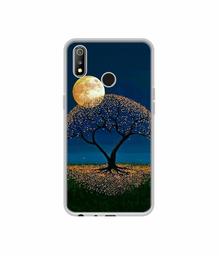 Amazon Brand - Solimo Designer Dark Night View UV Printed Soft Back Case Mobile Cover for Realme 3 / Realme 3i