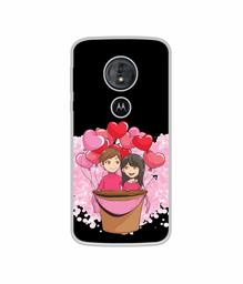 Amazon Brand - Solimo Designer Boy and Girl UV Printed Soft Back Case Mobile Cover for Motorola Moto G6 Play/Motorola Moto E5