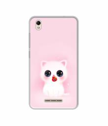 Amazon Brand - Solimo Designer Kitty UV Printed Soft Back Case Mobile Cover for Lava Z60