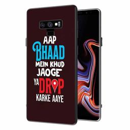 Amazon Brand - Solimo Designer Drop karke Aaye Printed Hard Back Case Mobile Cover for Samsung Galaxy Note 9 (D1302)