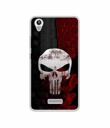 Amazon Brand - Solimo Designer Punisher Skull UV Printed Soft Back Case Mobile Cover for Lava Iris X9