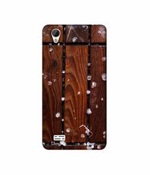 Amazon Brand - Solimo Designer Wood with Snow 3D Printed Hard Back Case Mobile Cover for Vivo Y31