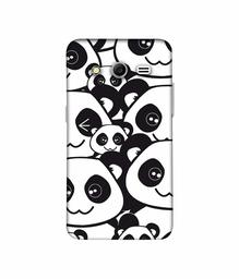 Amazon Brand - Solimo Designer Panda Texture 3D Printed Hard Back Case Mobile Cover for Samsung Galaxy Core 2 G355H