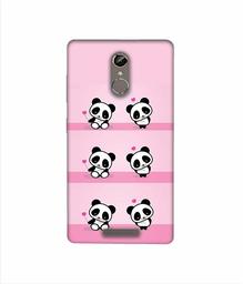 Amazon Brand - Solimo Designer Panda Pattern 3D Printed Hard Back Case Mobile Cover for Gionee S6s